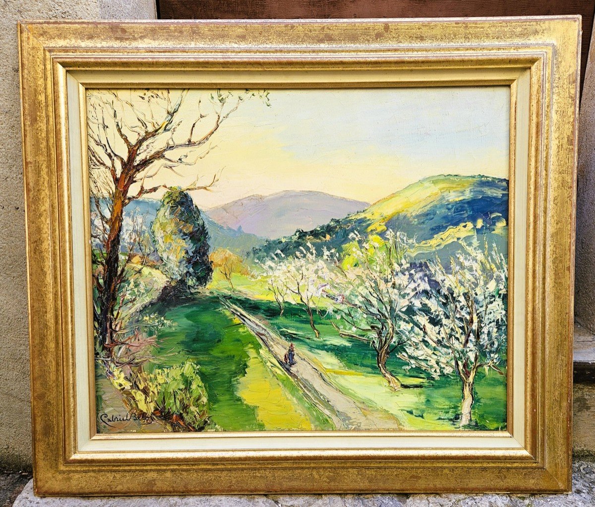 Landscape Of Provence Pat Gabriel Belot 1882-1962