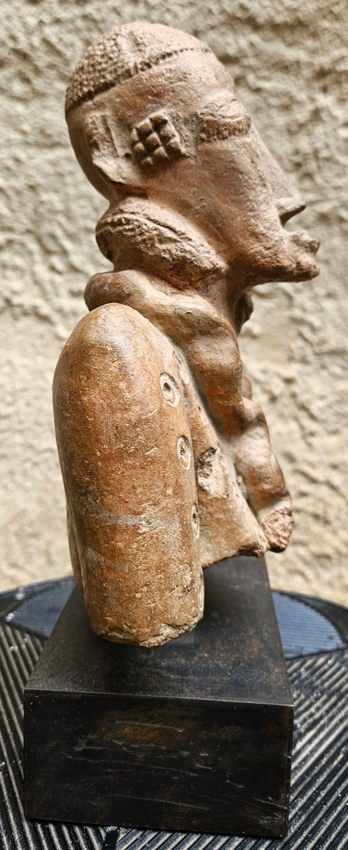 Terracotta Bust Djenné From Mali-photo-4