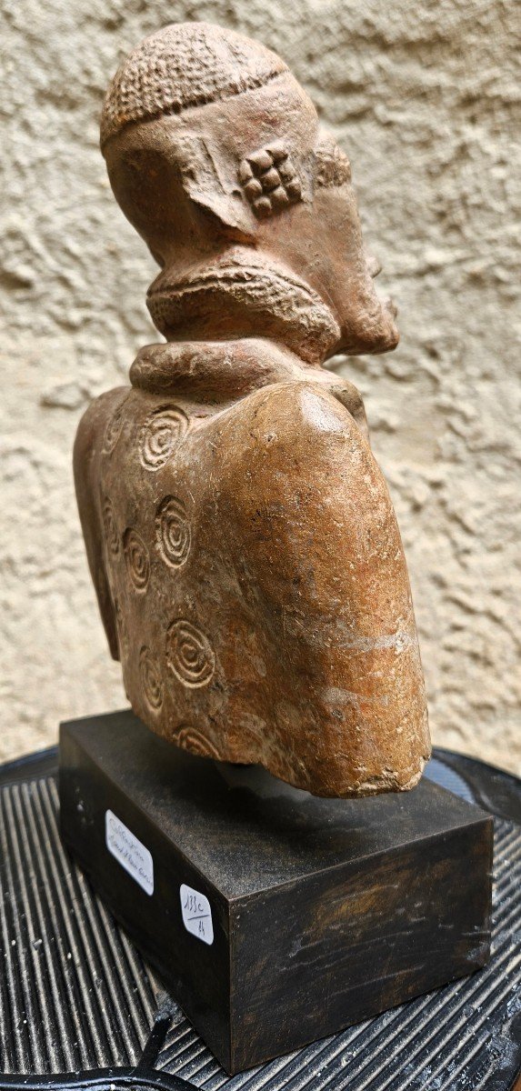 Terracotta Bust Djenné From Mali-photo-5