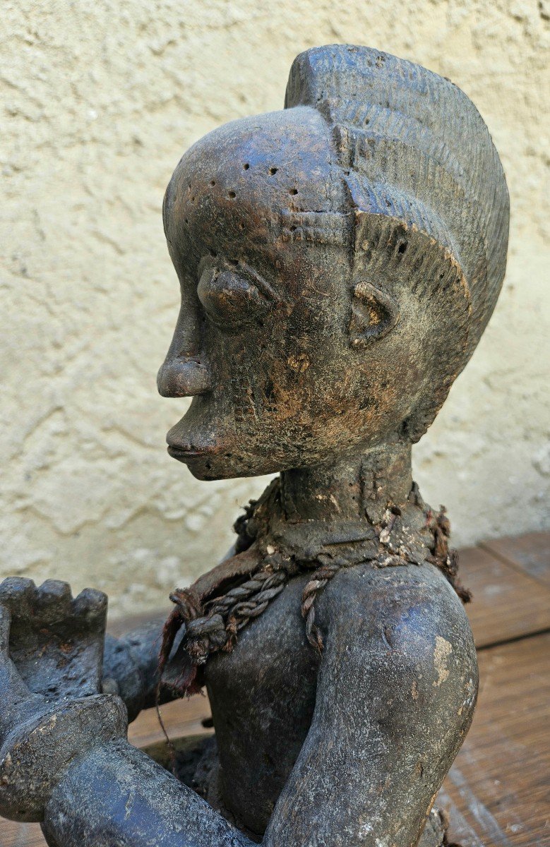 Baoule Statue From Ivory Coast-photo-4