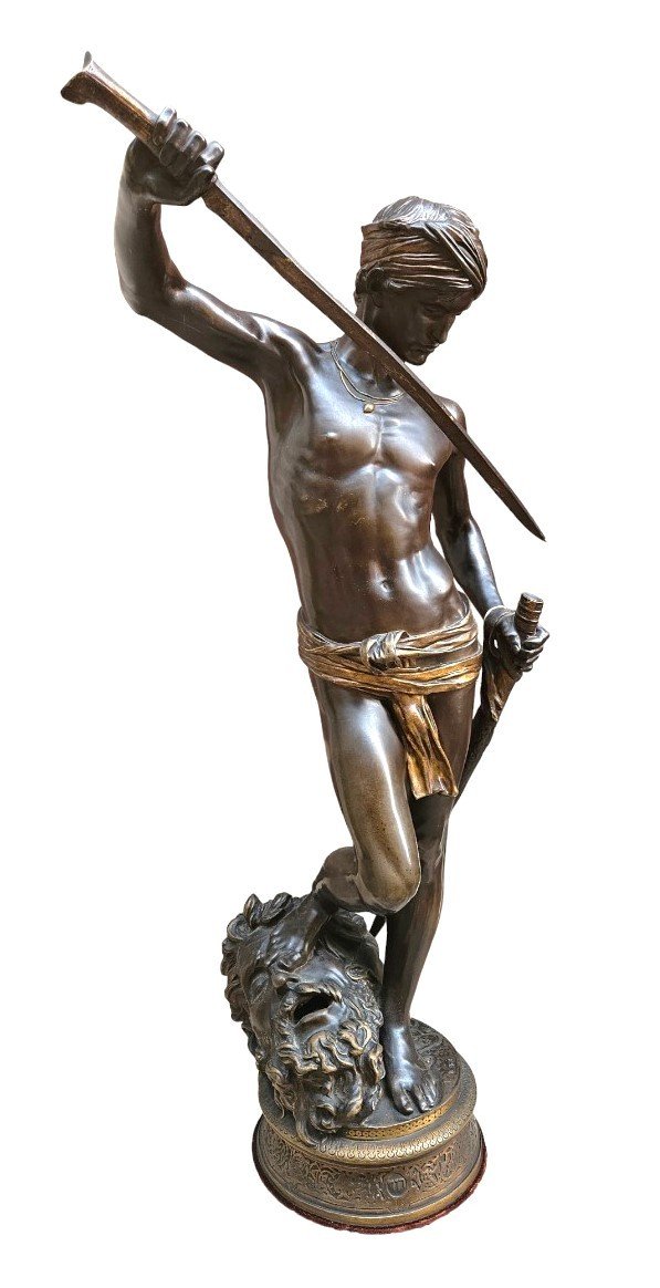 David Terrassat Goliath By Marius Jean Antonin Mercie 1845-1916