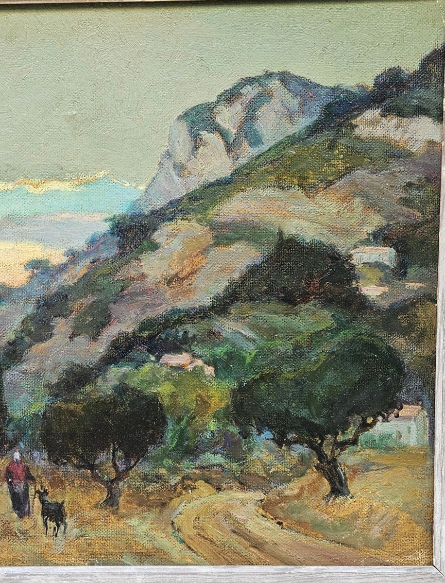 Surroundings Of Toulon By René Mailhe 19th-20th Century-photo-3