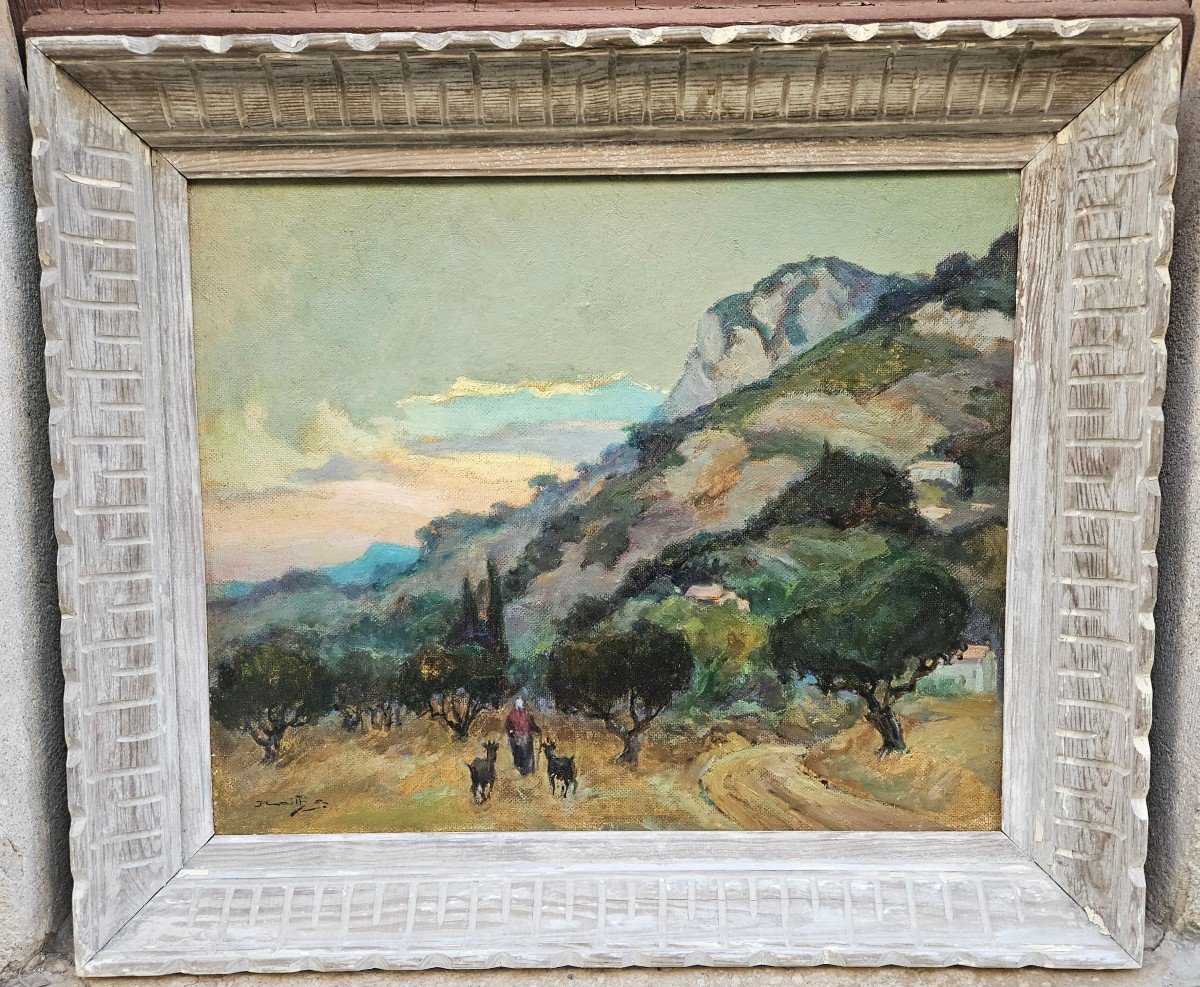 Surroundings Of Toulon By René Mailhe 19th-20th Century