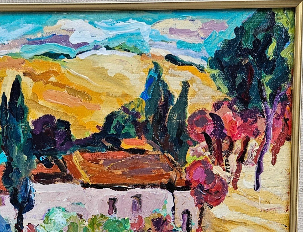 Le Mas Provençal By Marie Sion Born In 1956-photo-3