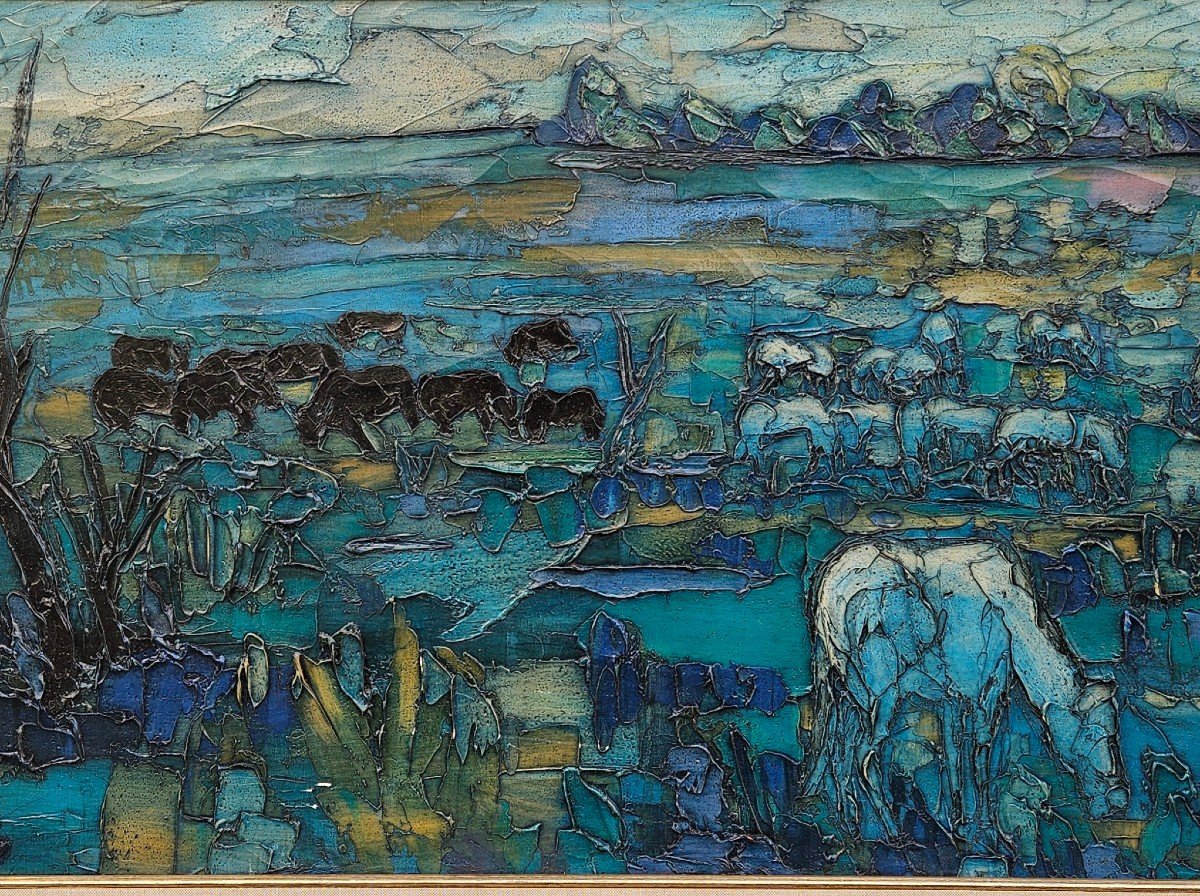 The Camargue By Toussaint Ambrogiani Dit d'Orcino 1913-1986-photo-3