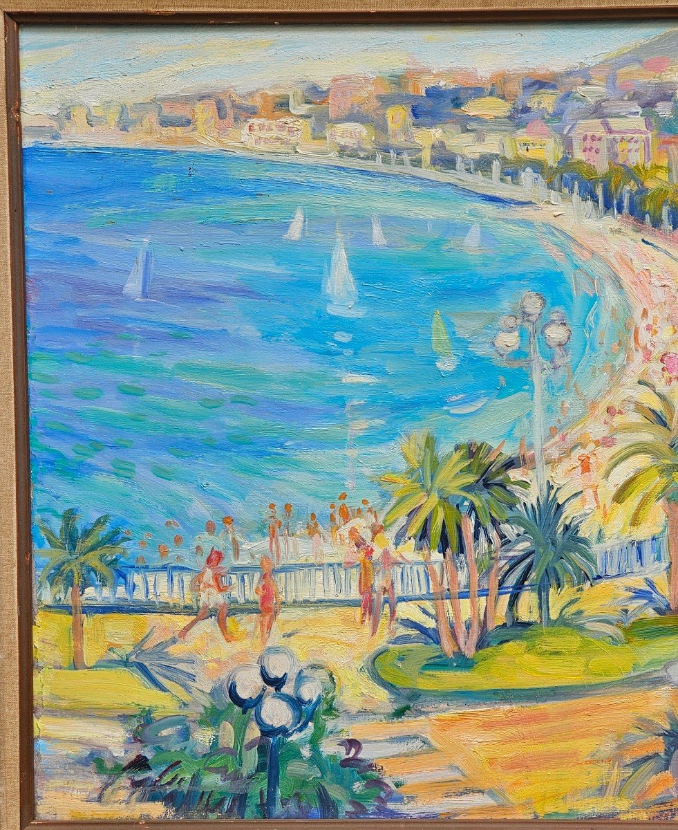 The Bay Of Angels In Nice By Gérard Fagard-photo-4