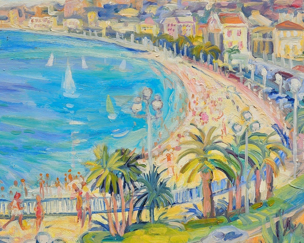 The Bay Of Angels In Nice By Gérard Fagard-photo-7