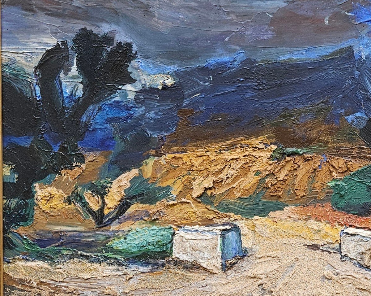 La Sainte Victoire Par Jean Claude Imbert 1919-1993-photo-2