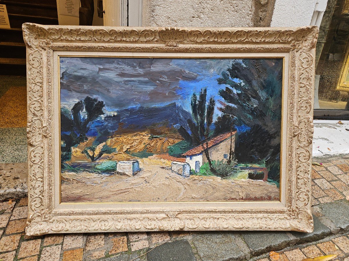 La Sainte Victoire Par Jean Claude Imbert 1919-1993-photo-6