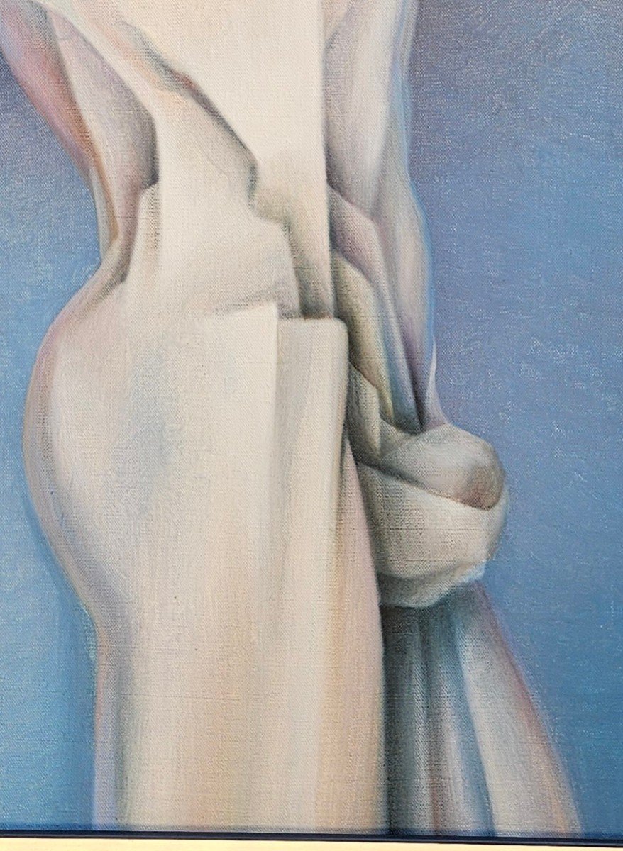 2 Draped Figures By Charles Louis Lasalle Born In 1938-photo-6