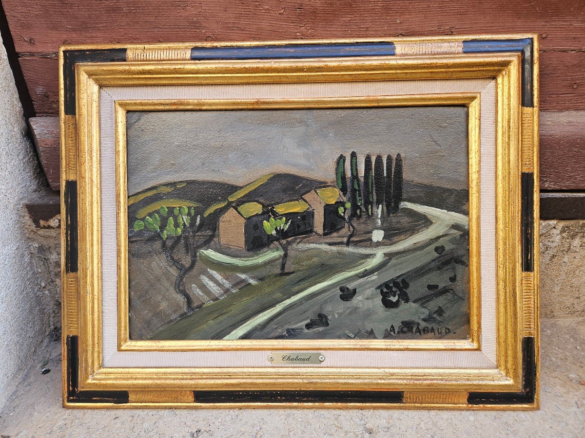 La Route Blanche Par Auguste Chabaud 1882-1955-photo-7