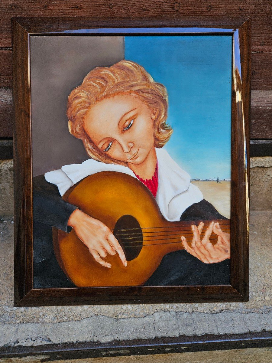 La Jeune Guitariste Par Avon Campana 1927-2024-photo-7