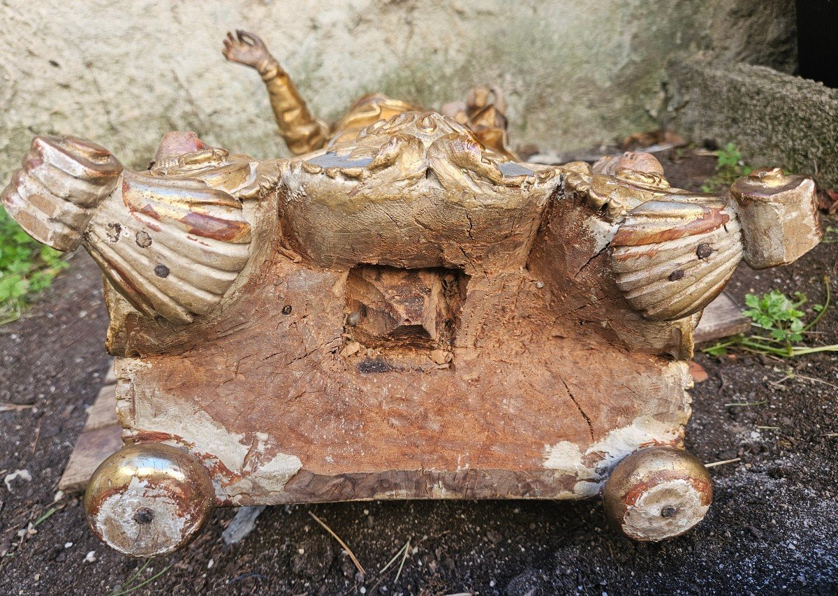 La Vierge Et l'Enfant Jésus, Statue Provençale Du XVIIIème Siècle-photo-2