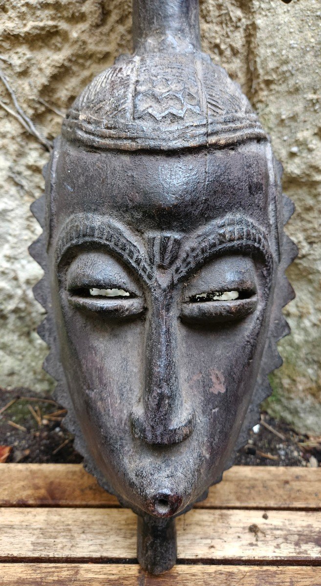 Baoulé Dance Mask From Ivory Coast-photo-2