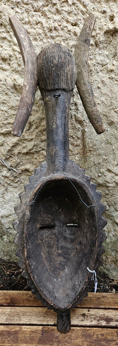 Baoulé Dance Mask From Ivory Coast-photo-4