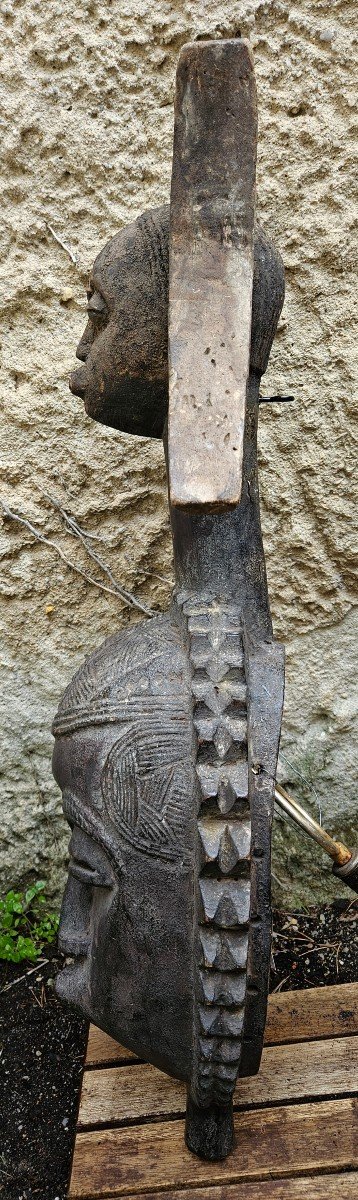 Baoulé Dance Mask From Ivory Coast-photo-2