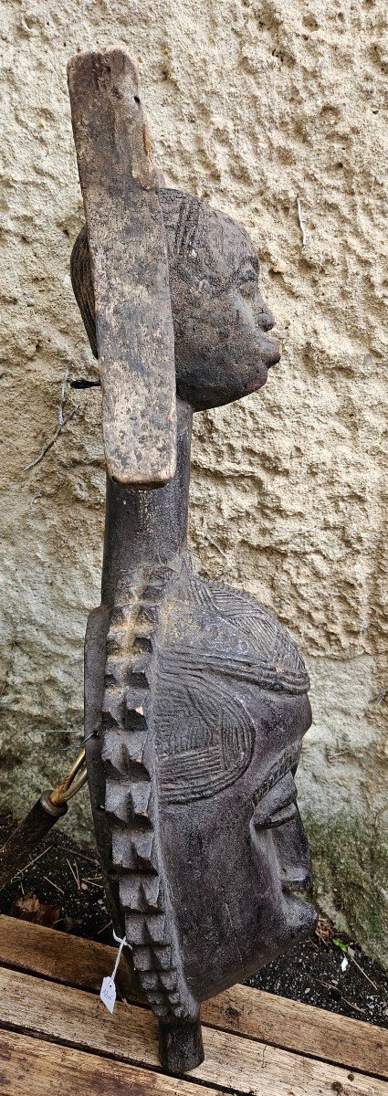 Baoulé Dance Mask From Ivory Coast-photo-3