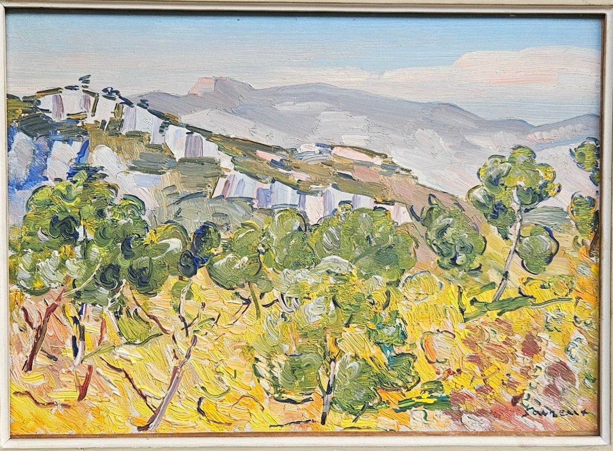 Landscape Of Provence By Maurice Savreux 1884-1970-photo-2