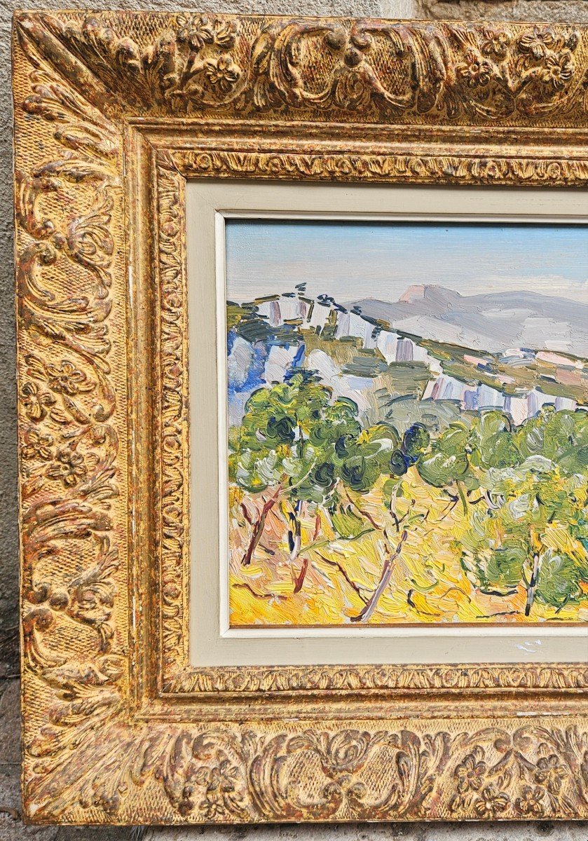 Landscape Of Provence By Maurice Savreux 1884-1970-photo-2