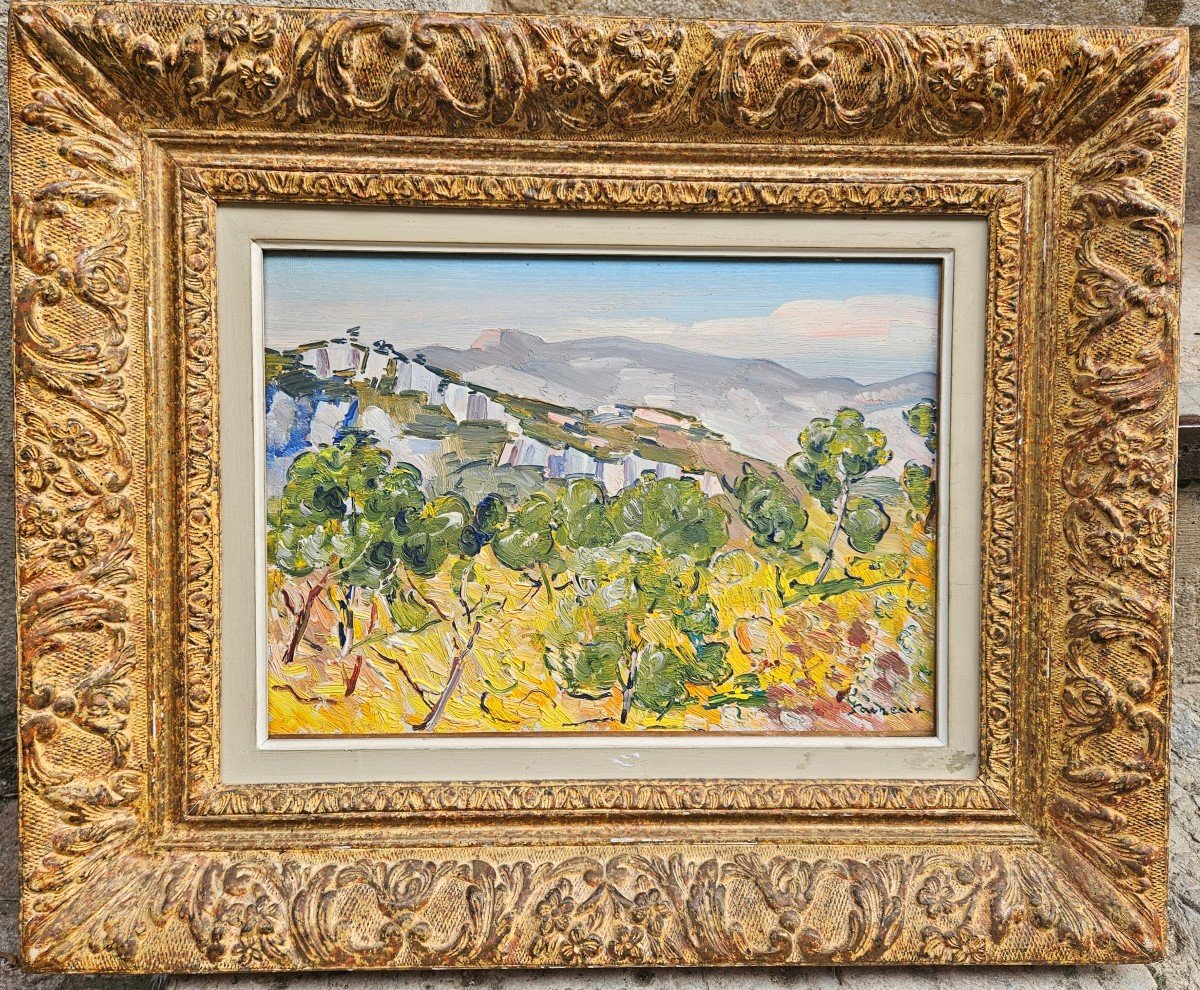 Landscape Of Provence By Maurice Savreux 1884-1970