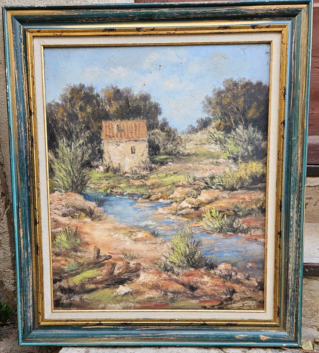 Le Mas Provençal Par Félix Tisot 1909-1979