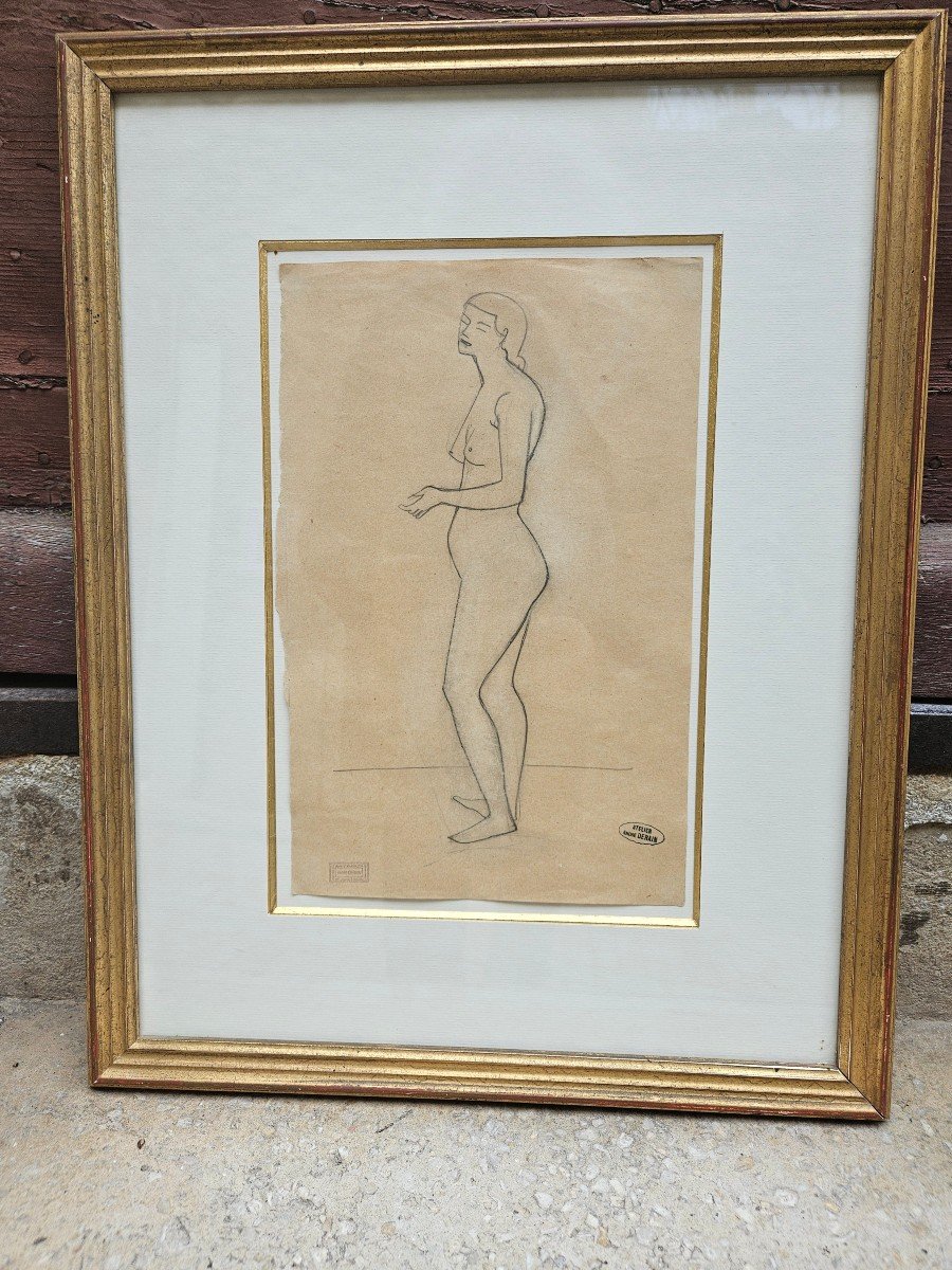 Standing Nude By André Derain 1880-1954-photo-2