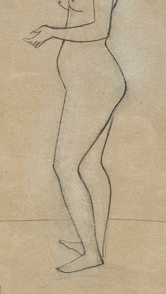 Standing Nude By André Derain 1880-1954-photo-1