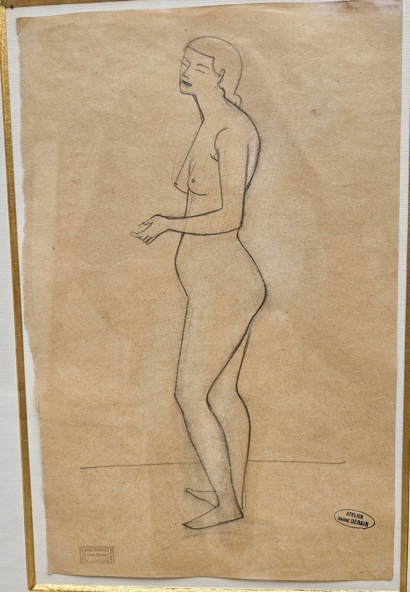 Standing Nude By André Derain 1880-1954-photo-2