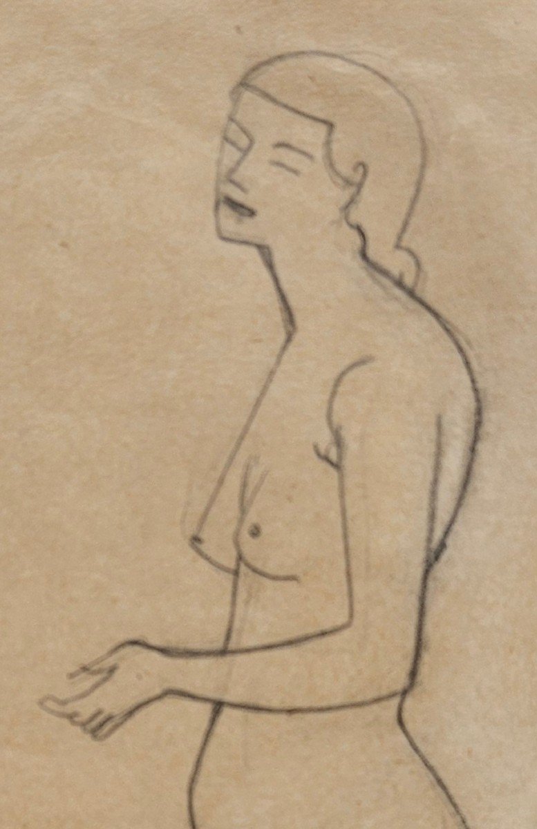 Standing Nude By André Derain 1880-1954-photo-8