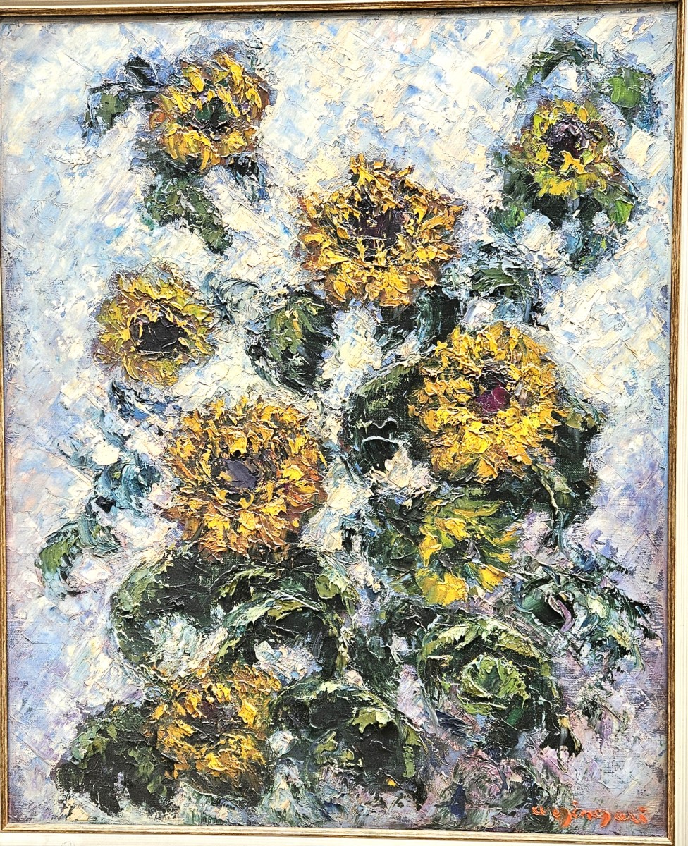 Sunflowers By Arsène Sari 1895-1995-photo-4