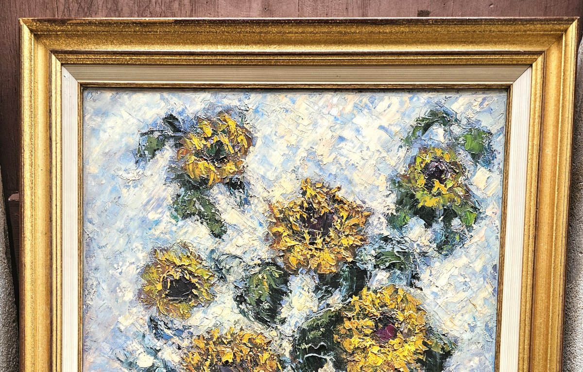 Sunflowers By Arsène Sari 1895-1995-photo-2