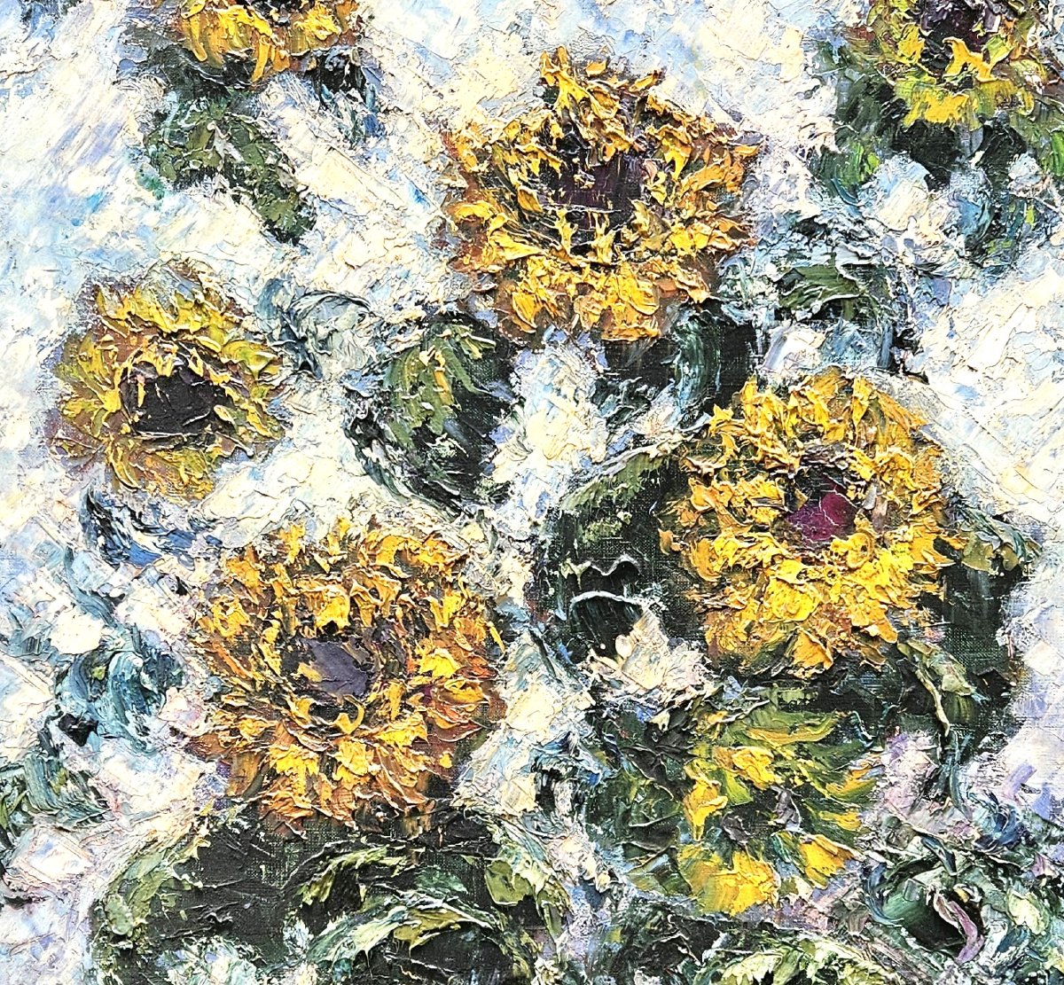 Sunflowers By Arsène Sari 1895-1995-photo-5