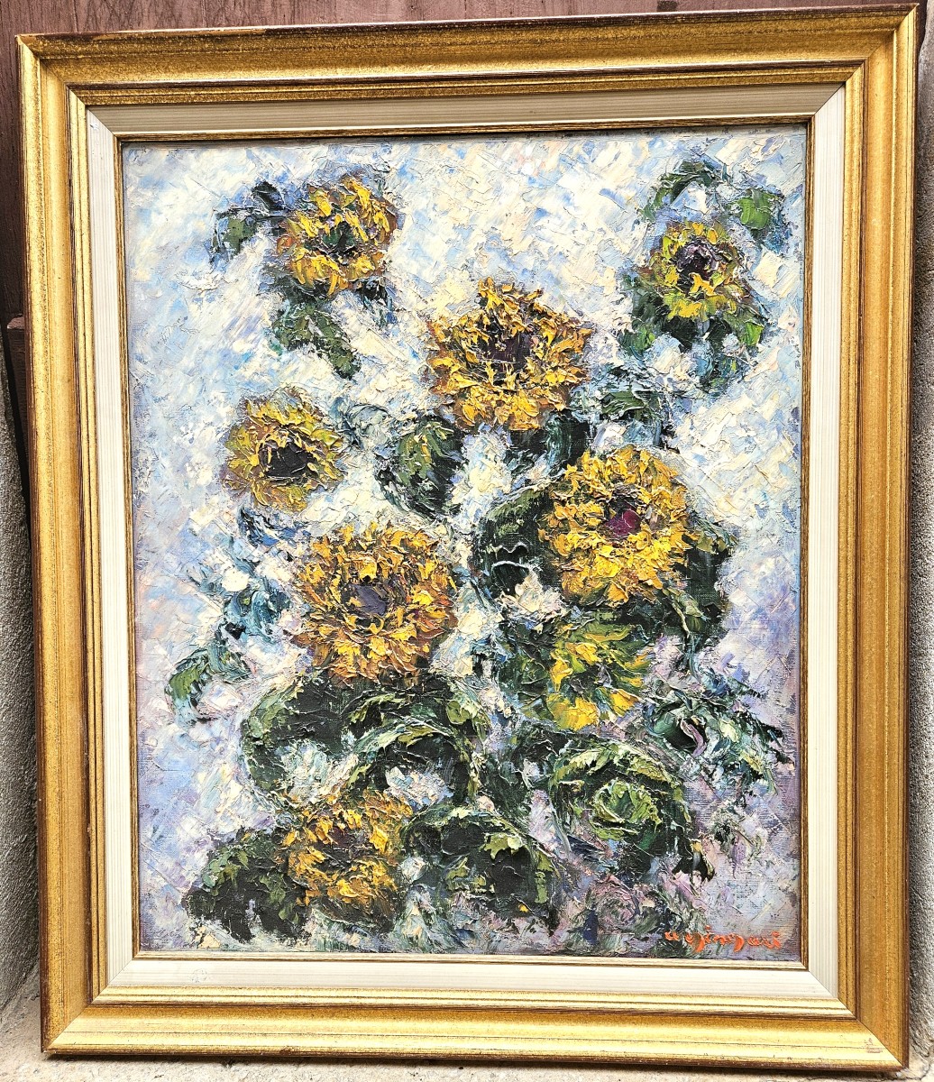 Sunflowers By Arsène Sari 1895-1995