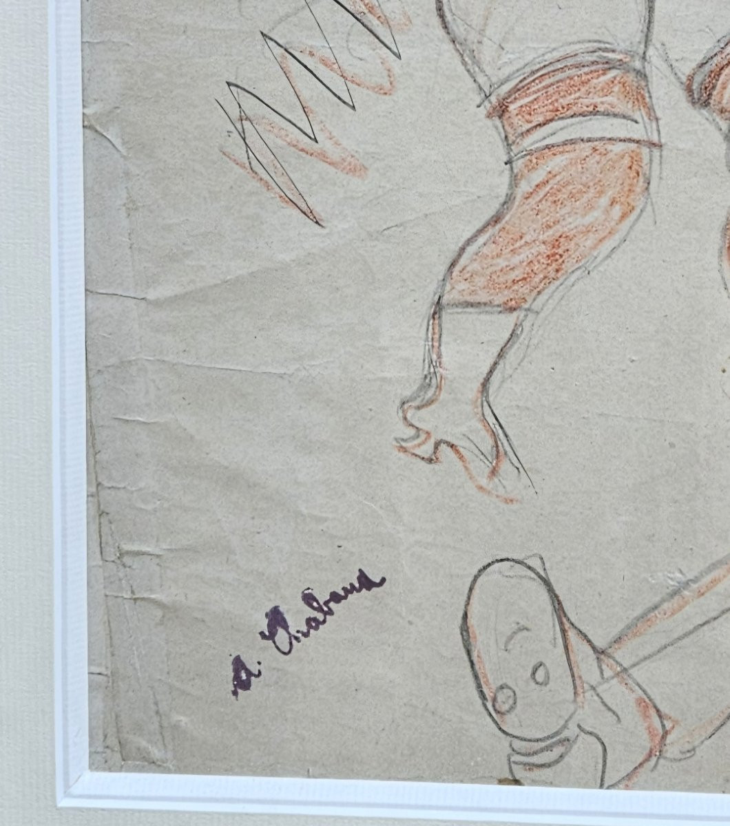 Prostitué Par Auguste Chabaud Période Fauve-photo-6