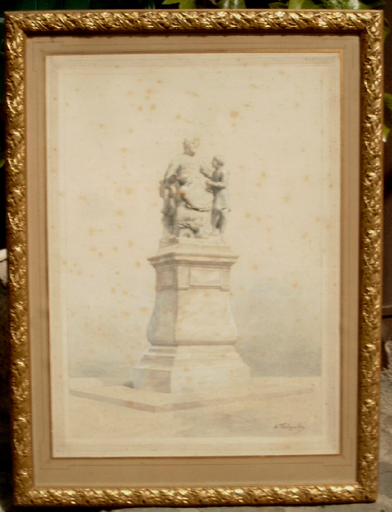Monument Project By Alexandre Falguiere 1831-1900