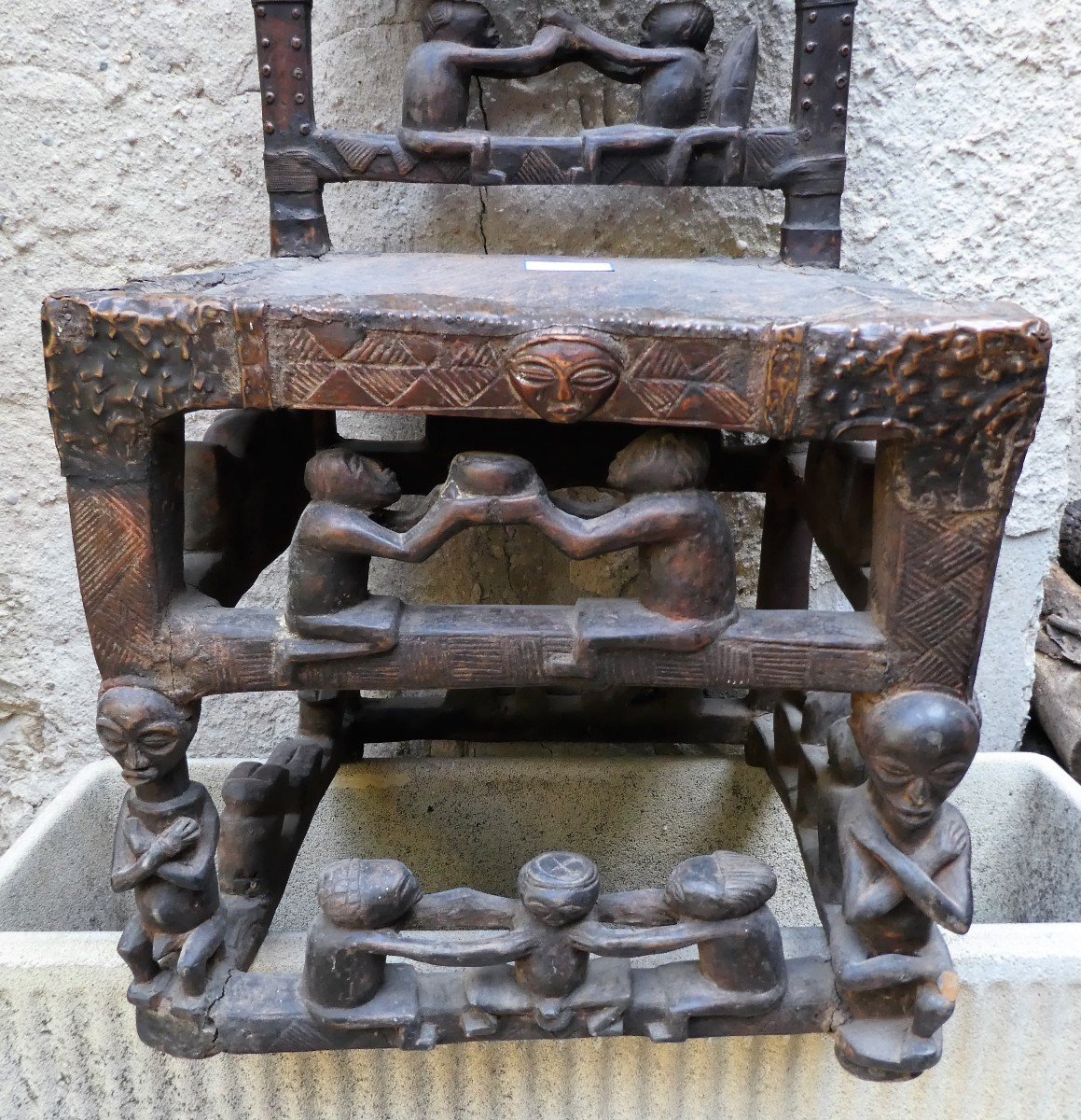  Tchokwe Throne XIXth Century-photo-1