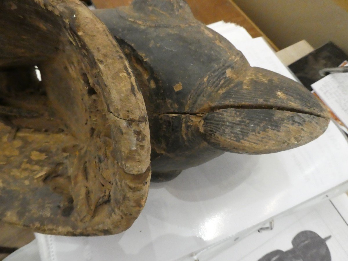 Ancient Baoulé Dance Mask - Ivory Coast, Cercle De Katiola-photo-7