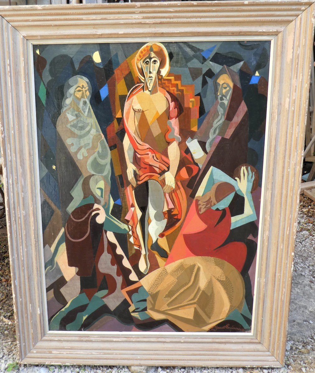 Resurrection By Louis Giraud 1910 -? Cubism-photo-2
