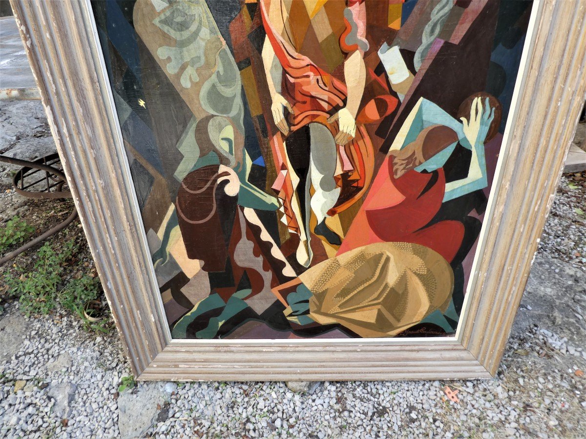 Resurrection By Louis Giraud 1910 -? Cubism-photo-3