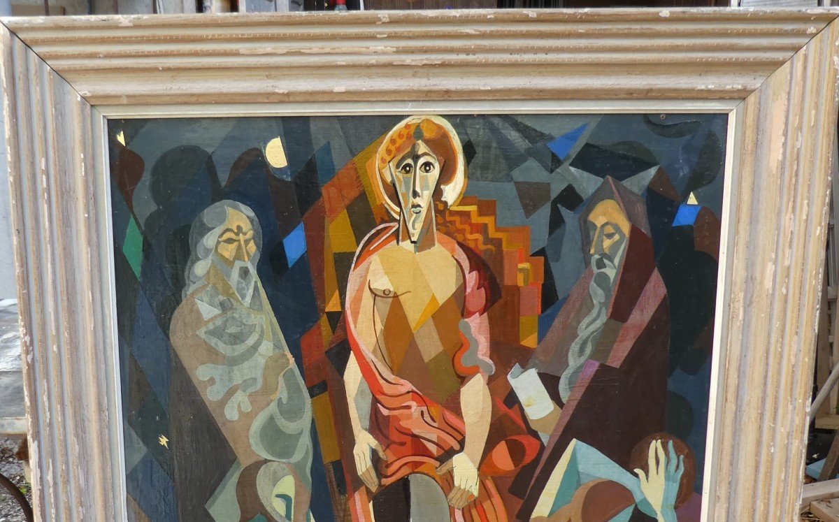 Resurrection By Louis Giraud 1910 -? Cubism-photo-7