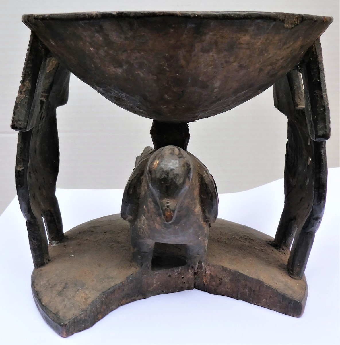 Coupe De Divination Aguere Ifa Des Yoruba Du Nigéria-photo-2