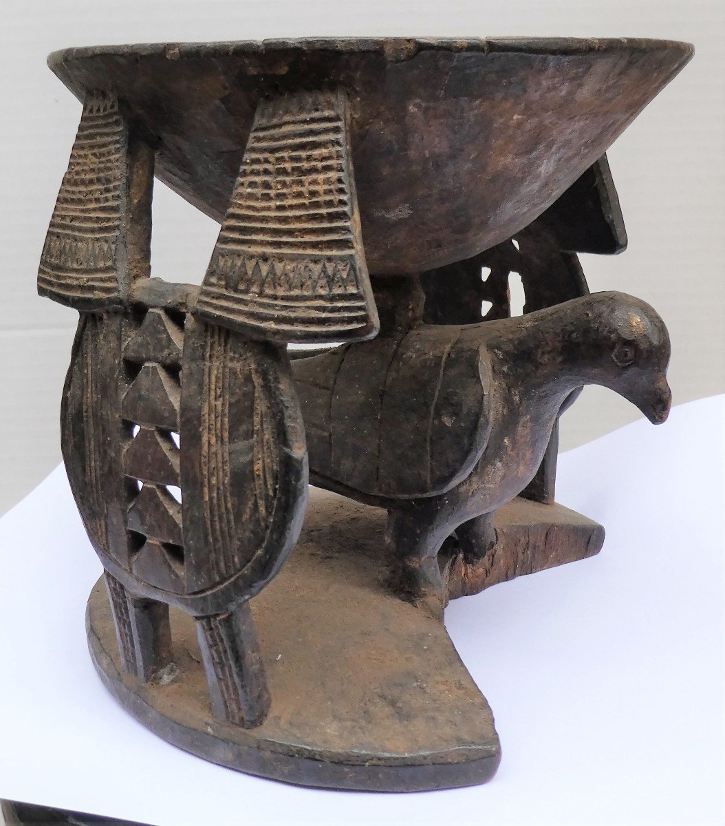 Coupe De Divination Aguere Ifa Des Yoruba Du Nigéria