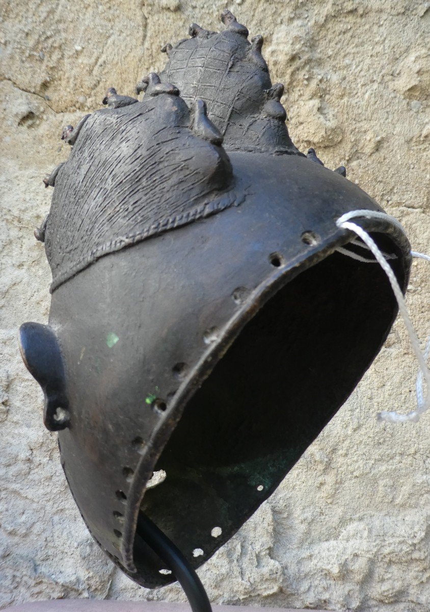 Igbo Bronze Mask From Nigeria-photo-7