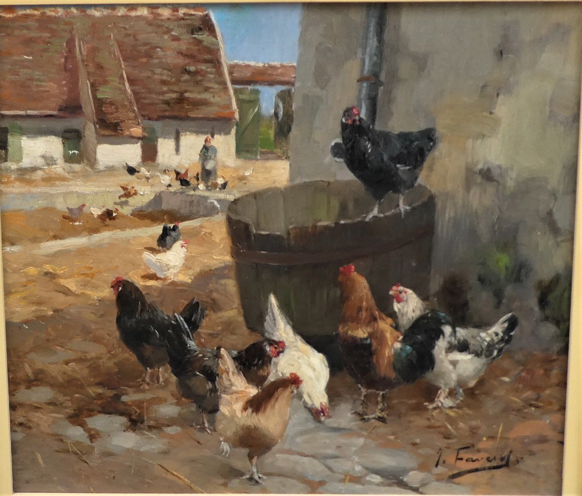 The Chicken Coop By Joseph Faverot 1862-1918-photo-7