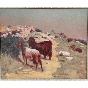 The Goats Of Rove By Walter Biddlecombe 1855-1903