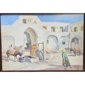 Fondouk In Casablanca By Paul Neri 1910-1965