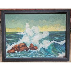 Wave Effect By Jean Roque 1880-1925