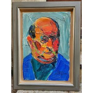 Self-portrait By Pierre Ambrogiani 1907-1985