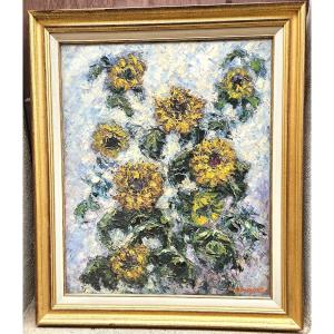 Sunflowers By Arsène Sari 1895-1995