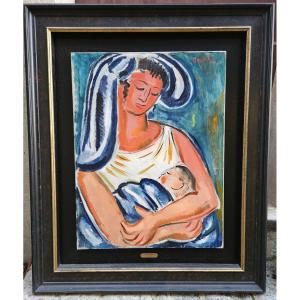 The Corsican Madonna By Laszlo Barta 1902-1961